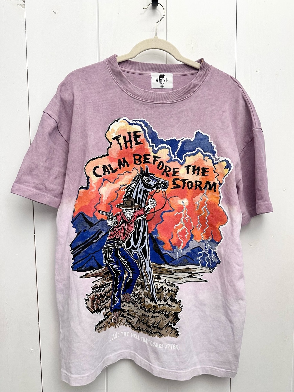 Warren Lotas 'The Calm Before The Storm' Tie Dye Shirt Size Medium